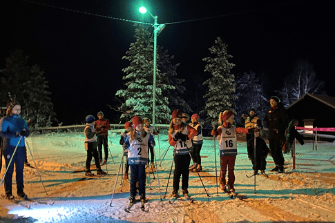 Bilde av barn på skicup